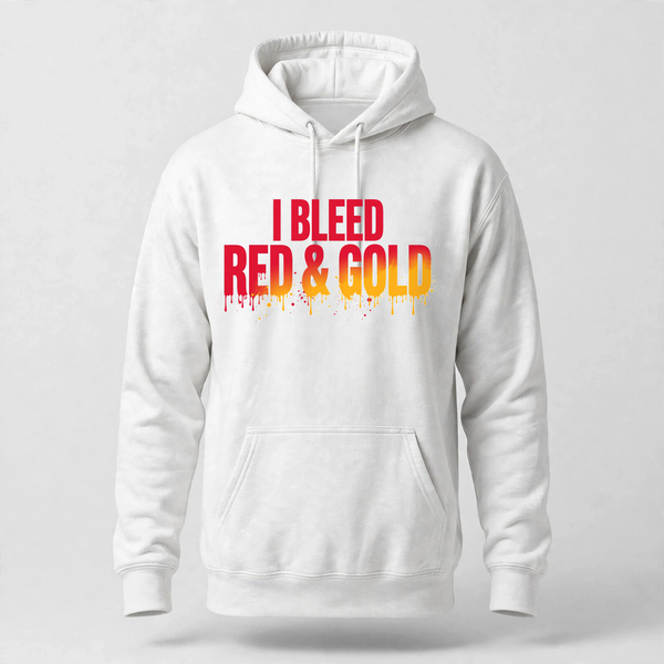 Bleed Red Gold Hoodie