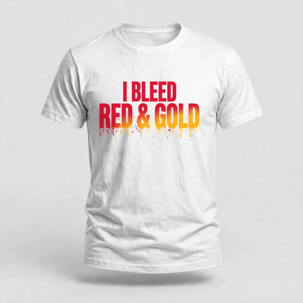 Bleed Red Gold Tee