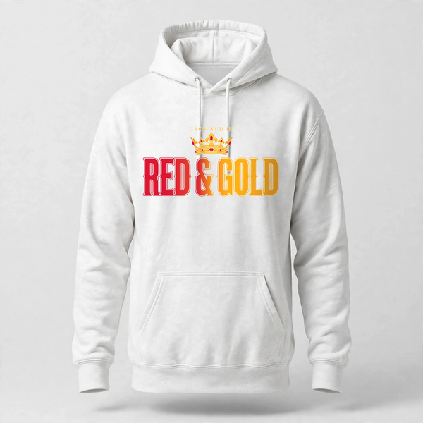 Crowned Red Gold Hoodie