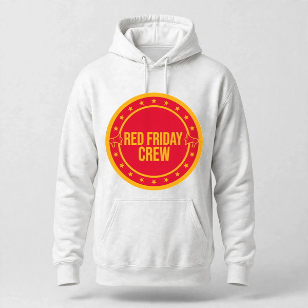 Red Friday Crew Hoodie