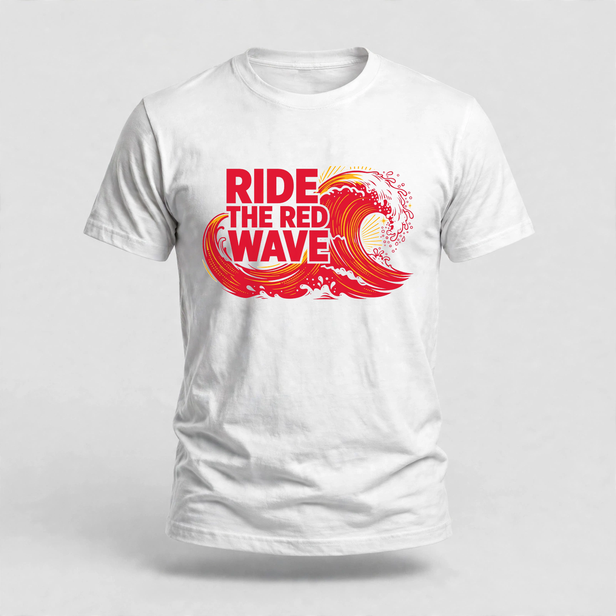 Red Wave Tee