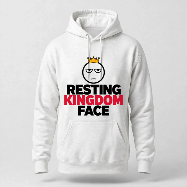 Resting Kingdom Face Hoodie
